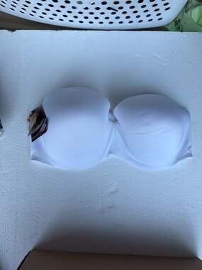 Maidenform #craveableintimates SN0004 Full Coverage Strapless Bra White 38D